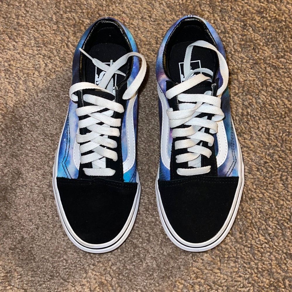 Galaxy print vans